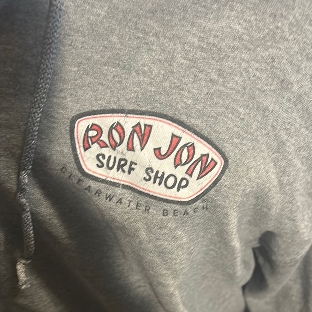 Ron Jon Surf Shop Heather Gray Hoodie View 2